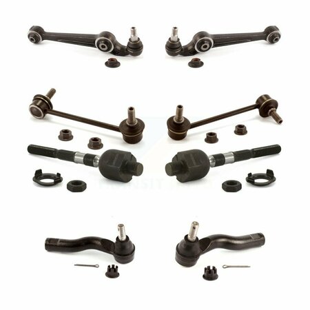 TOR Front Control Arm Ball Joint Tie Rod End Link Kit 8Pc For Ford Fusion Mercury Milan MKZ KTR-103253